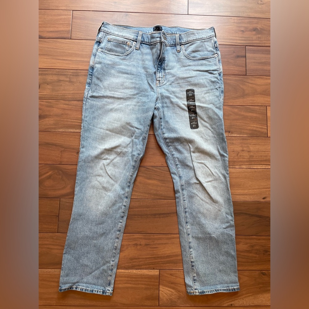 J. Crew Slim boyfriend Women Jeans 31 NWT - Picture 2 of 8